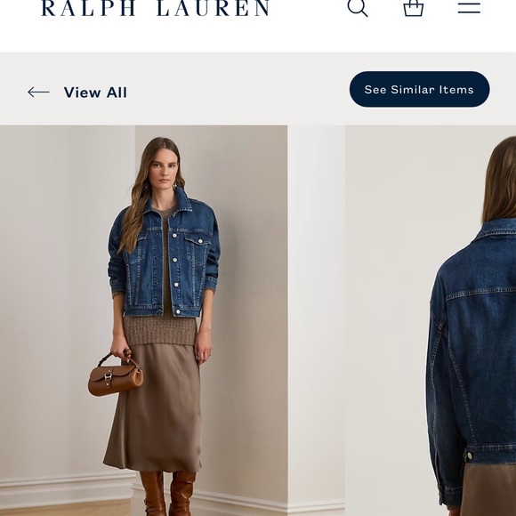 Ralph Lauren Blue Denim Classic Jacket L - Picture 2 of 16